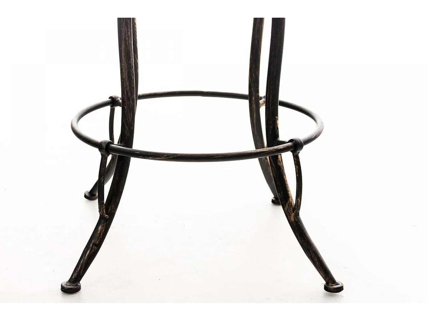 Tabouret de bar - Métal & Acier inoxydable - Bronze - MIMOSA