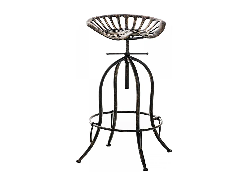 Tabouret de bar - Métal & Acier inoxydable - Bronze - MIMOSA