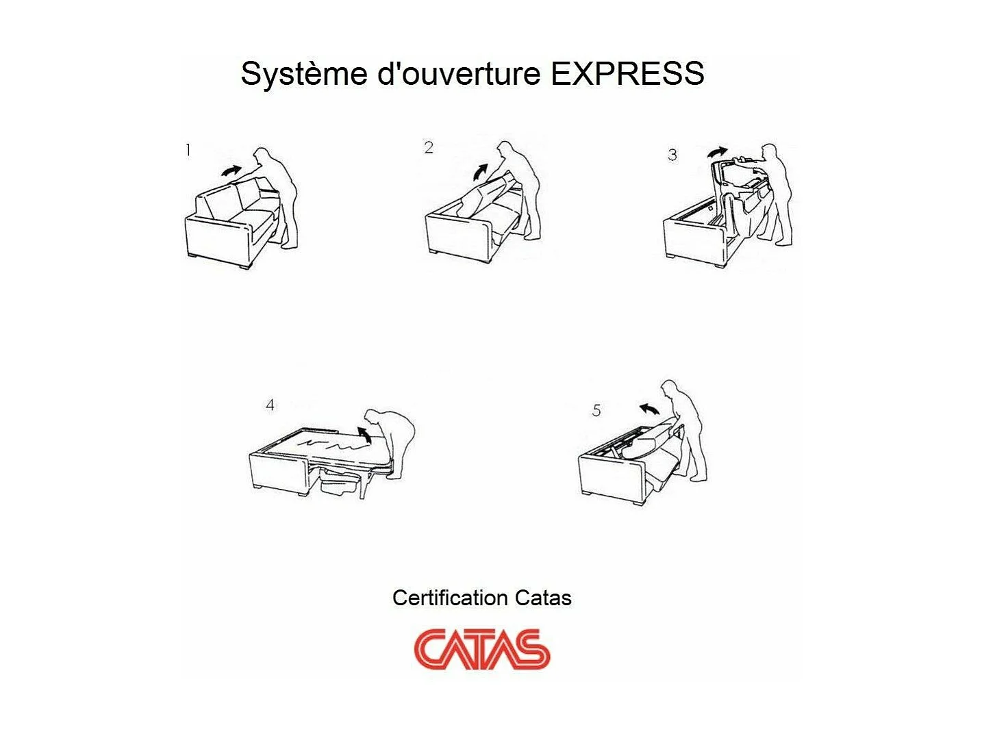 Canapé convertible express MIDNIGHT 160cm matelas 16cm velours Côtelé beige