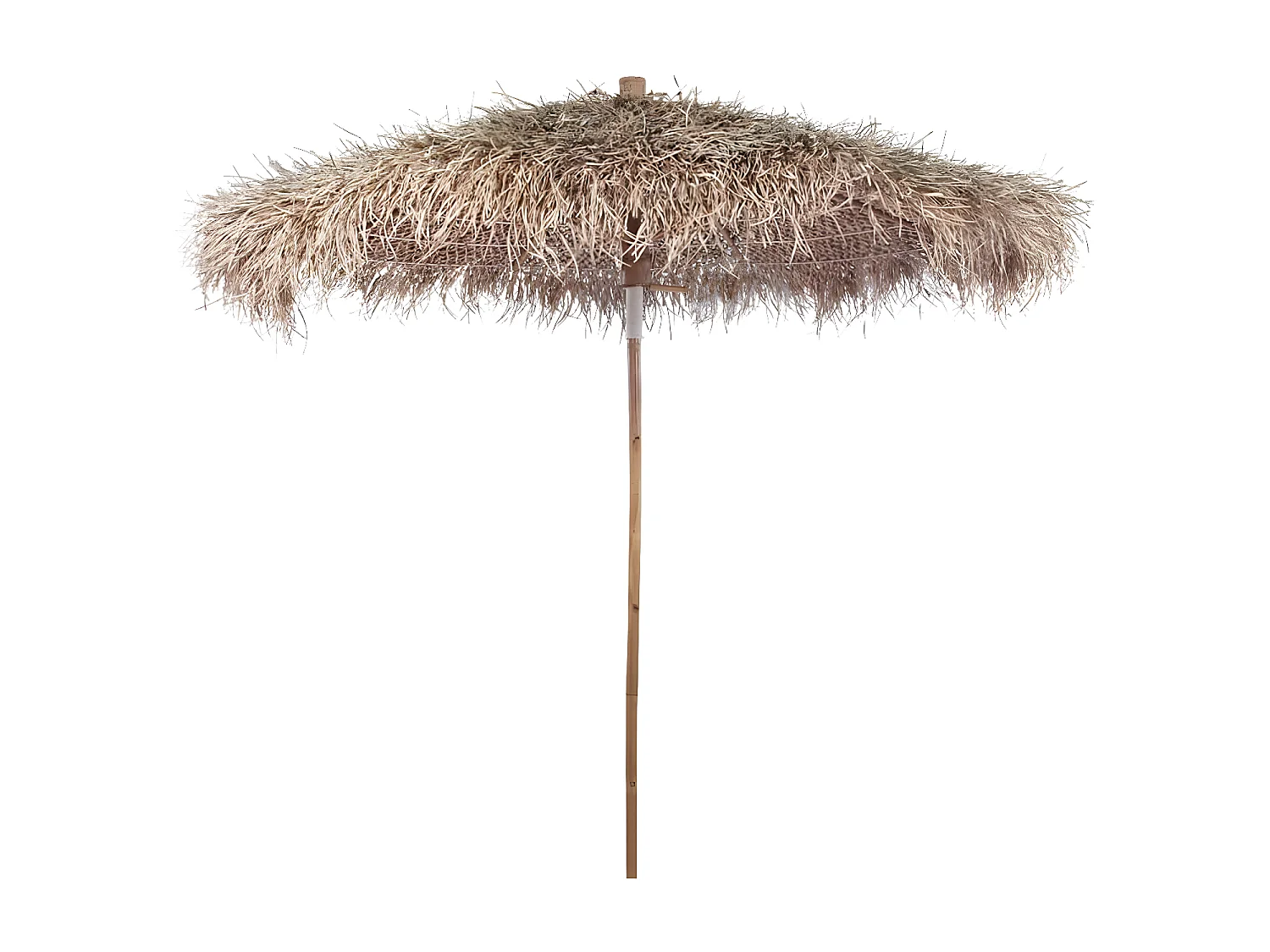 Parasol en bambou avec toit en feuille de bananier 270 cm