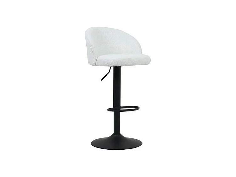 Tabouret de bar style vintage coloris blanc. Collection HYDRA
