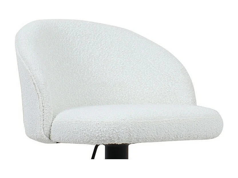 Tabouret de bar style vintage coloris blanc. Collection HYDRA