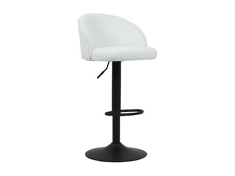 Tabouret de bar style vintage coloris blanc. Collection HYDRA