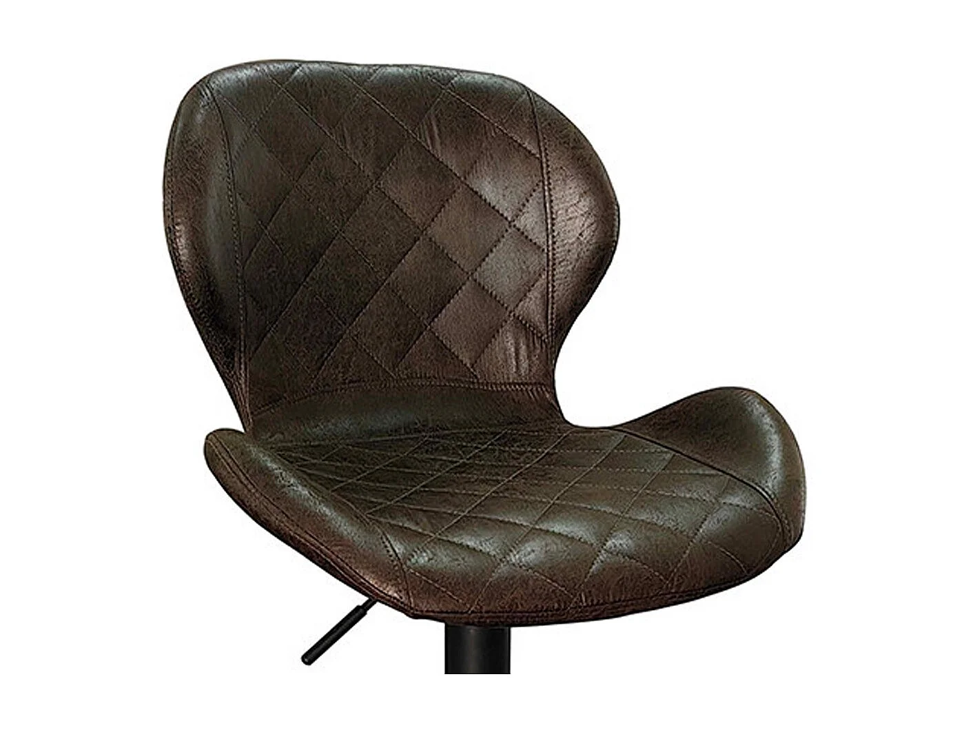 Vintage stijl barkruk in donkerbruine kleur. Collectie MABEL