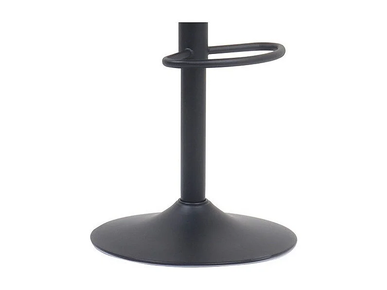 Banco de bar estilo vintage na cor cinza. Coleção ZENA