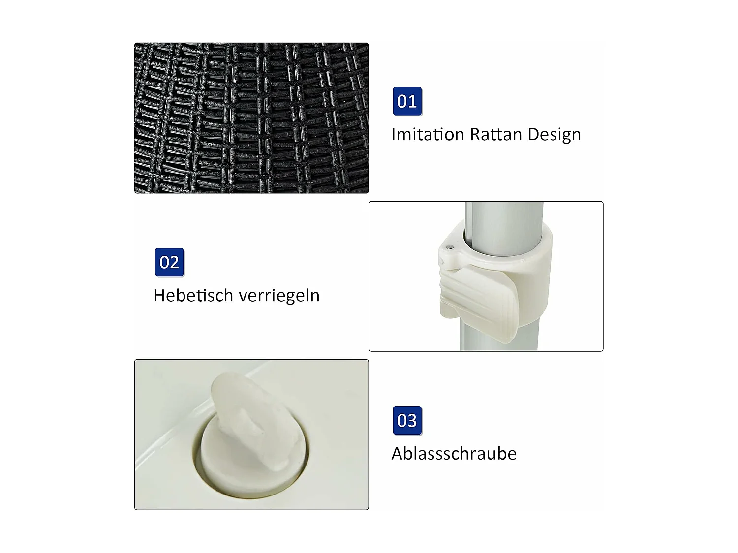 Beistelltisch 30L Kühlbox Hocker