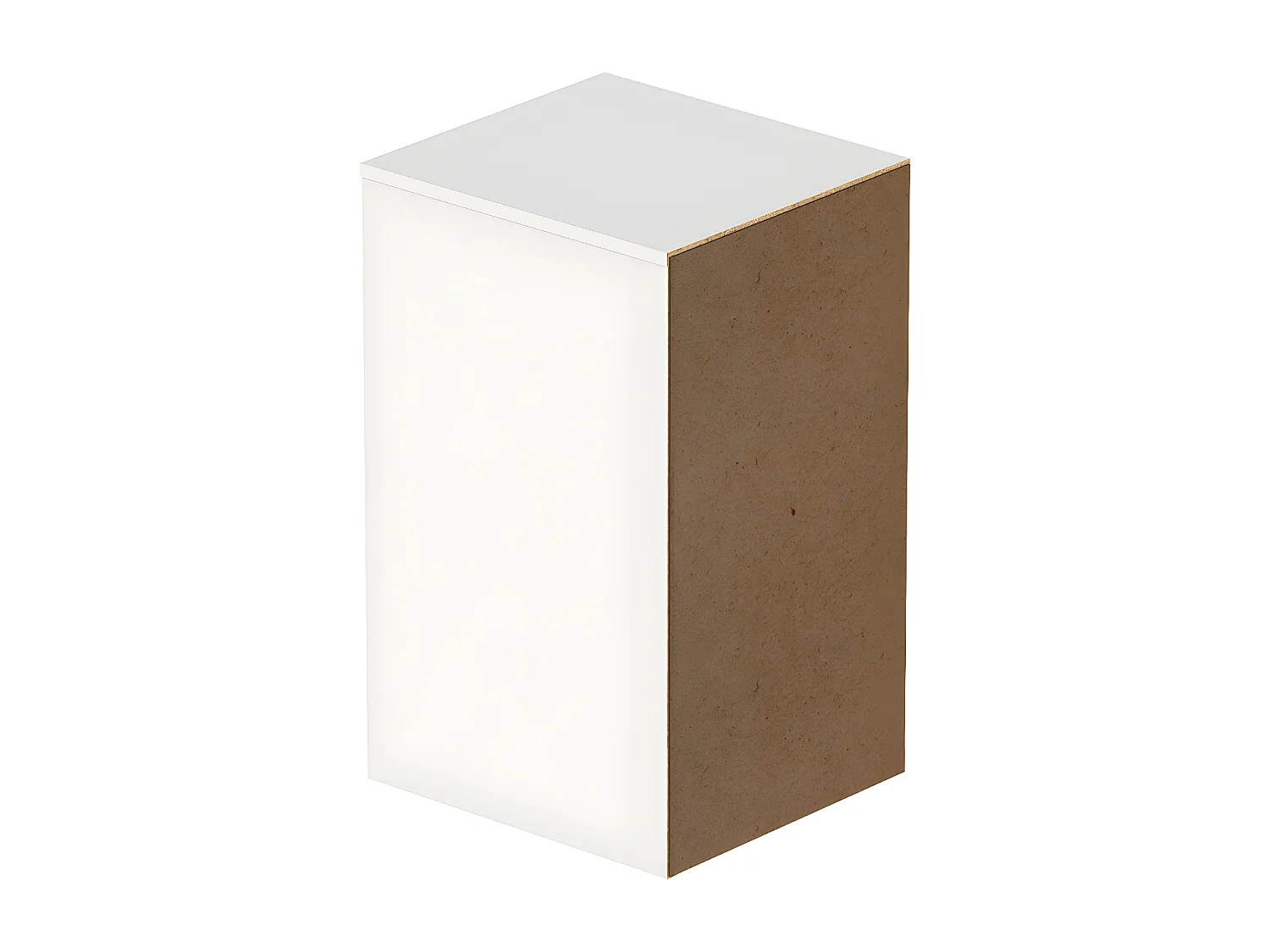 Commode Meuble de rangement couleur blanc - Longueur 40 x Hauteur 71 x Profondeur 43 cm