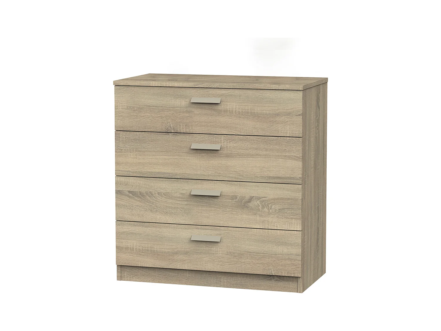 Commode Meuble de rangement couleur Cambrian - Longueur 74 x Hauteur 78 x Profondeur 40 cm