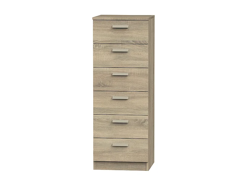 Chiffonnier Meuble de rangement couleur Cambrian - Longueur 40 x Hauteur 110 x Profondeur 40 cm