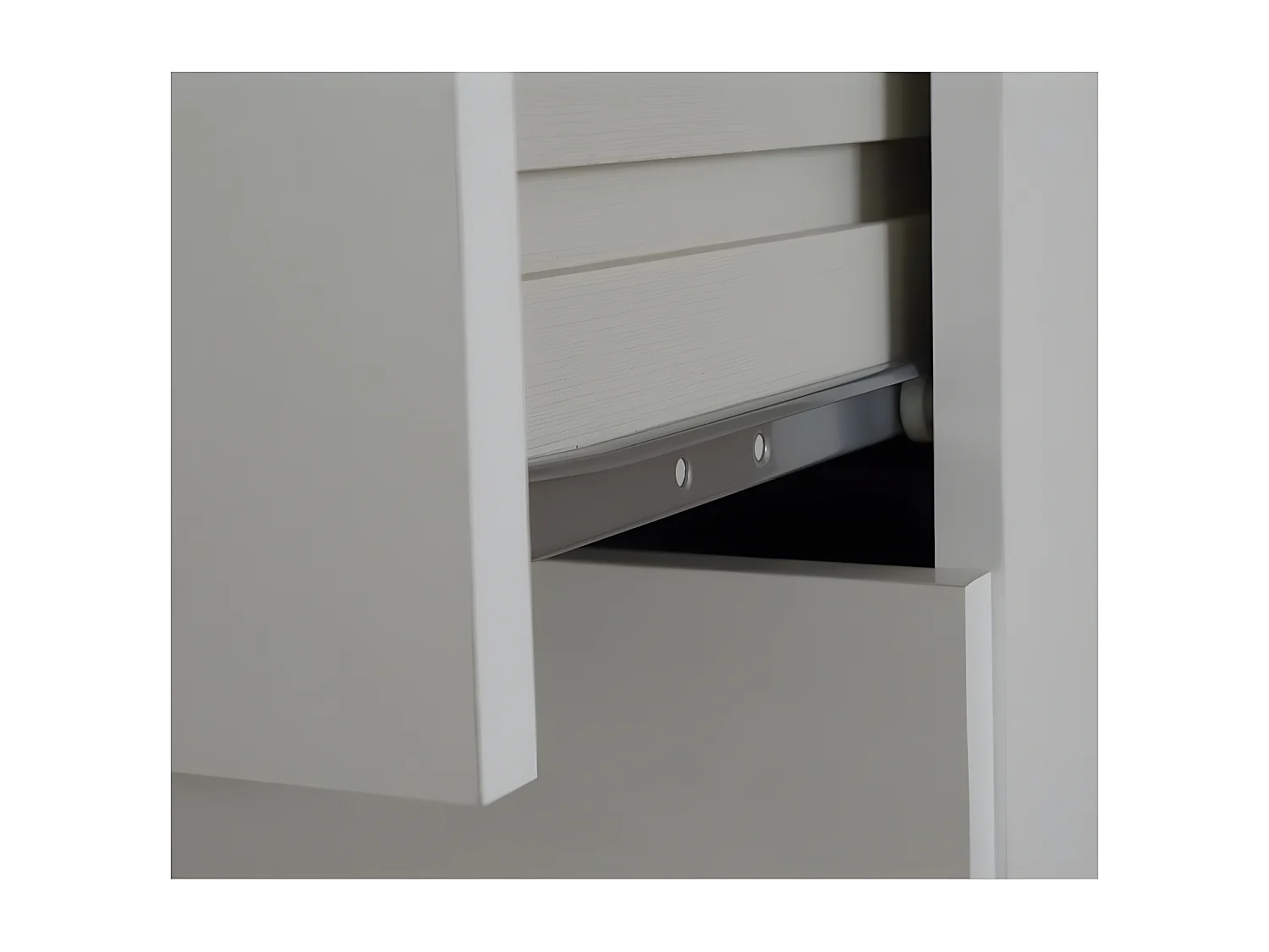 Chiffonnier Meuble de rangement couleur Blanc - Longueur 40 x Hauteur 110 x Profondeur 40 cm