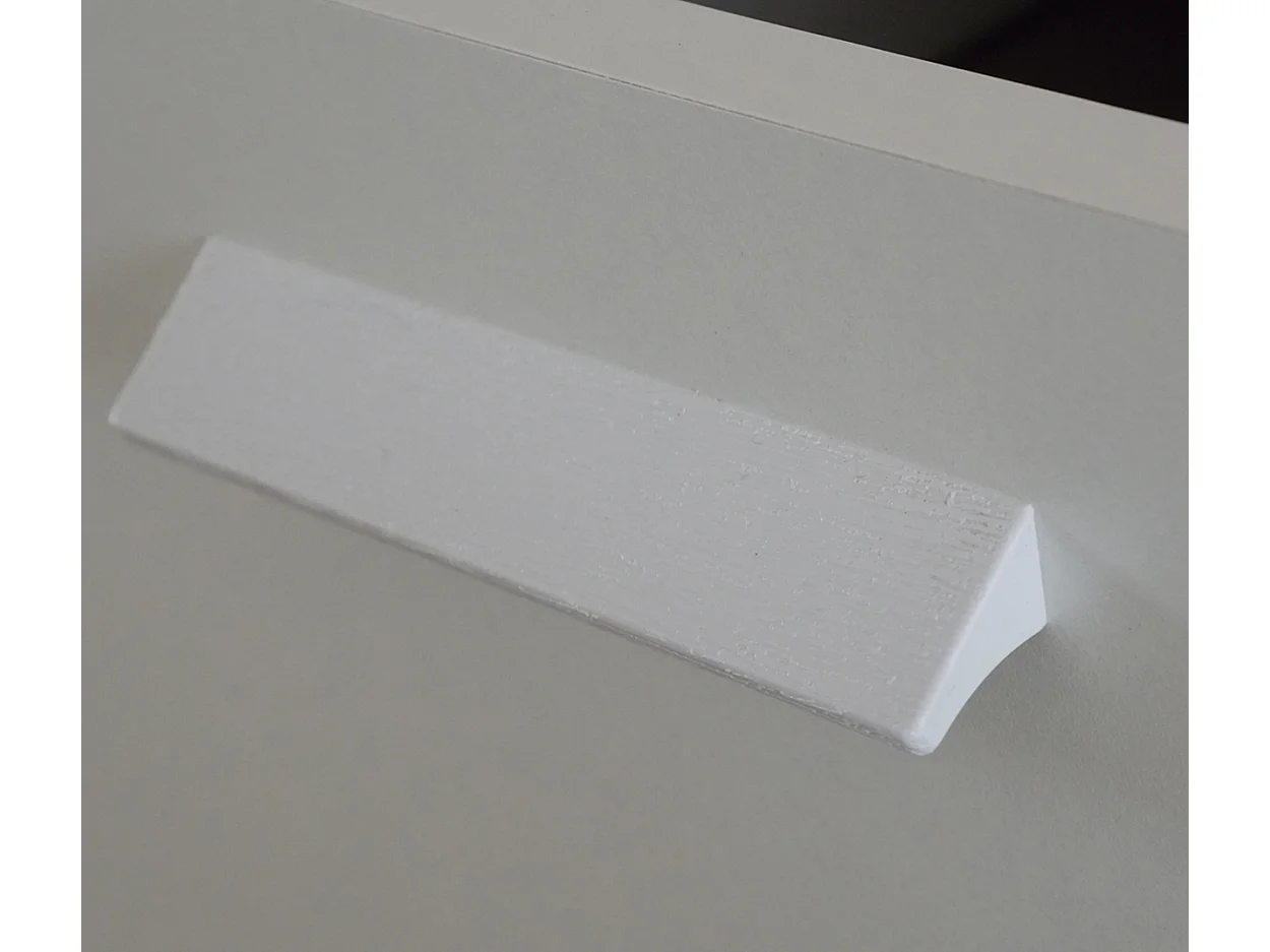 Chiffonnier Meuble de rangement couleur Blanc - Longueur 40 x Hauteur 110 x Profondeur 40 cm