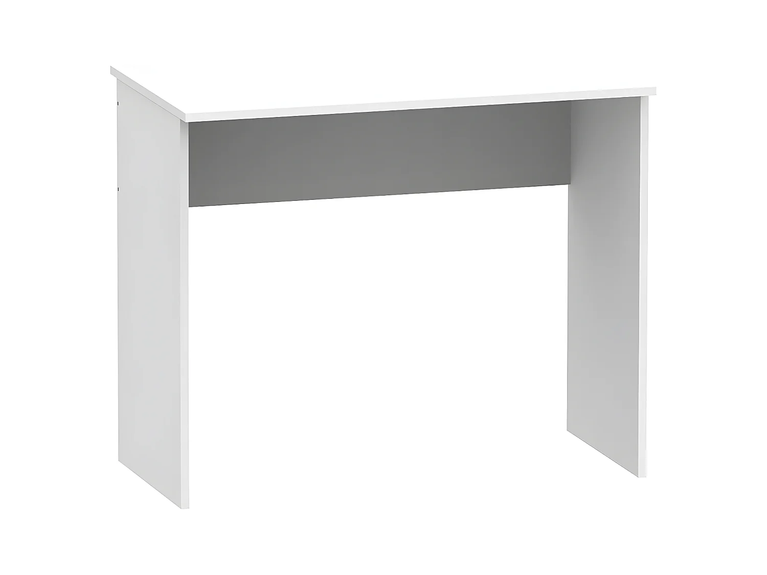 Bureau enfant couleur blanc - Longueur 90 x Hauteur 75 x Profondeur 50 cm