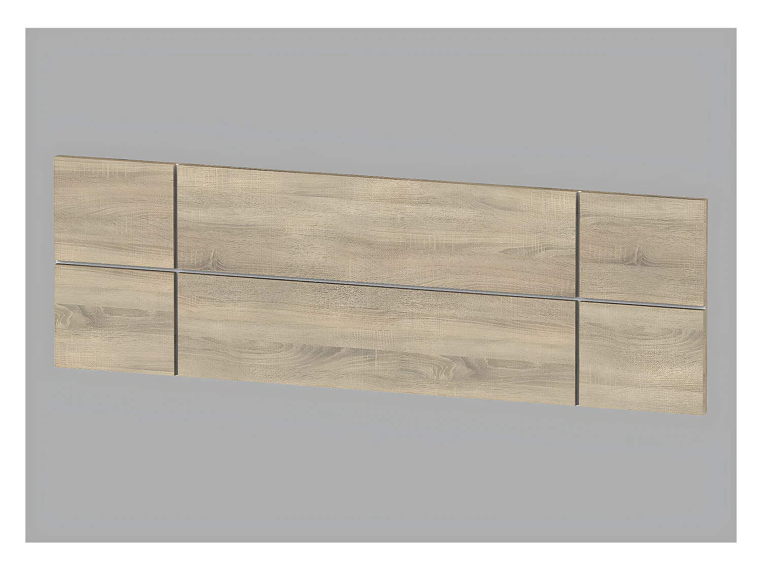 Tête de lit adulte couleur Cambrian et Blanc - Longueur 160 x Hauteur 50 x Profondeur 3.2 cm