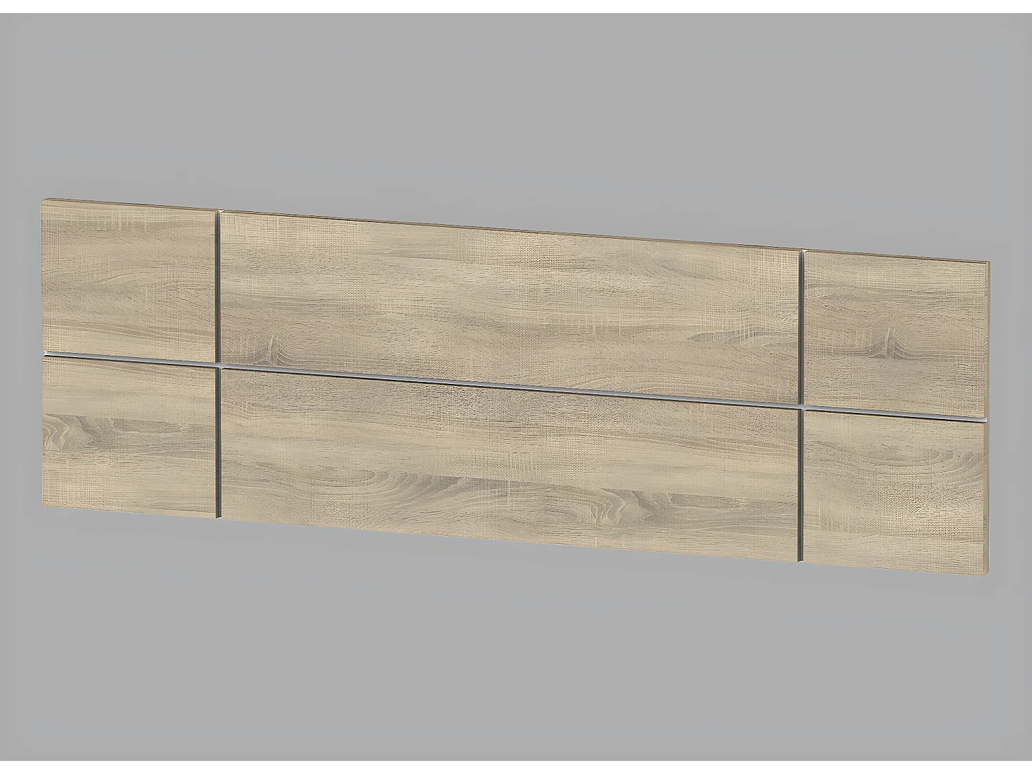 Tête de lit adulte couleur Cambrian et Blanc - Longueur 160 x Hauteur 50 x Profondeur 3.2 cm