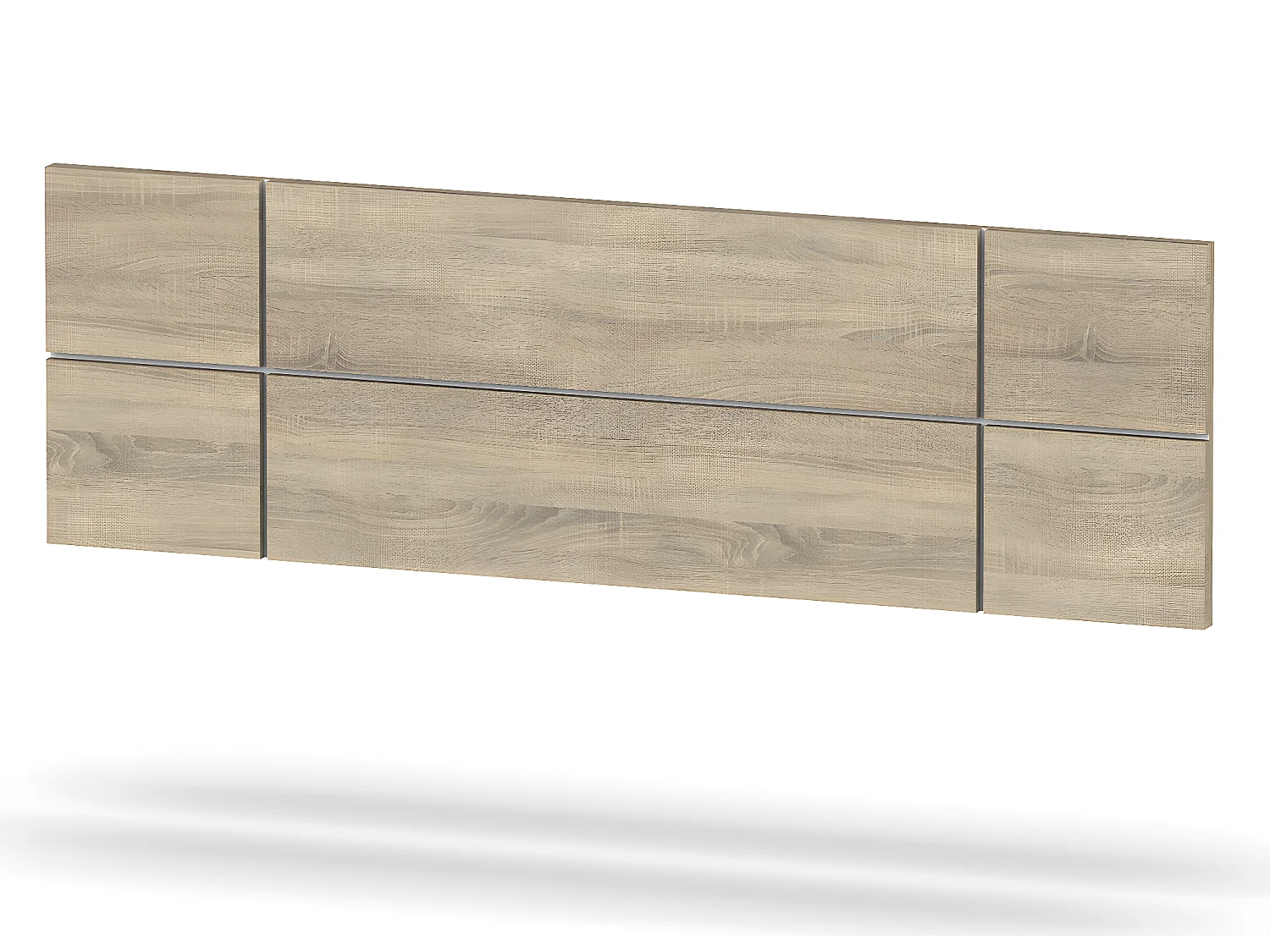 Tête de lit adulte couleur Cambrian et Blanc - Longueur 160 x Hauteur 50 x Profondeur 3.2 cm