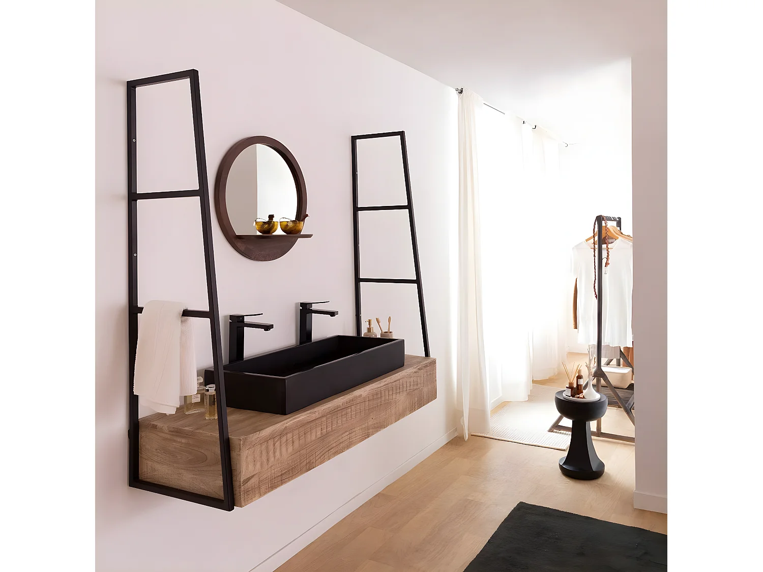 Meuble sous vasque suspendu Amal