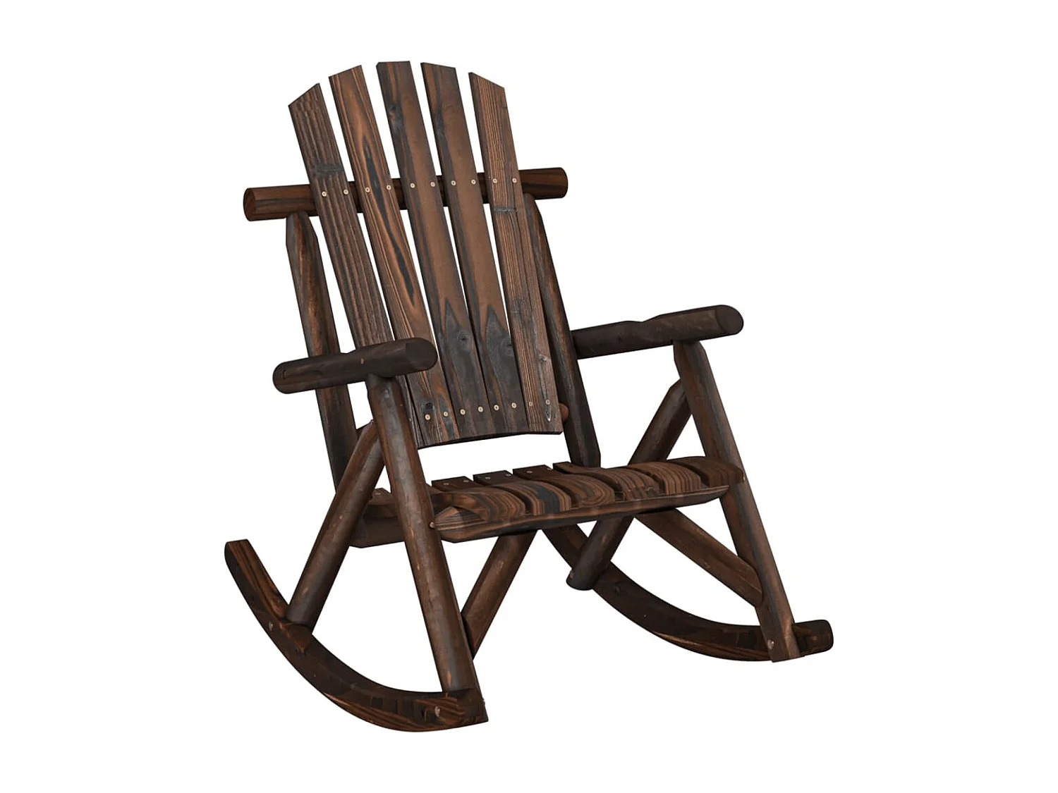 Set Divani da Giardino 3 pz in Legno Massello di Abete