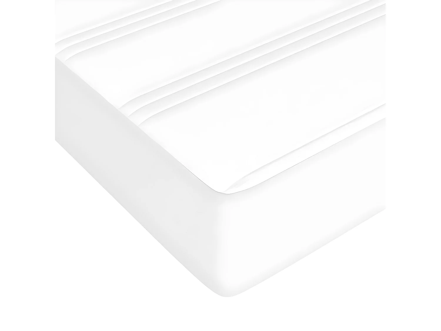 Sommier à lattes de lit avec matelas Blanc 180x200 Similicuir