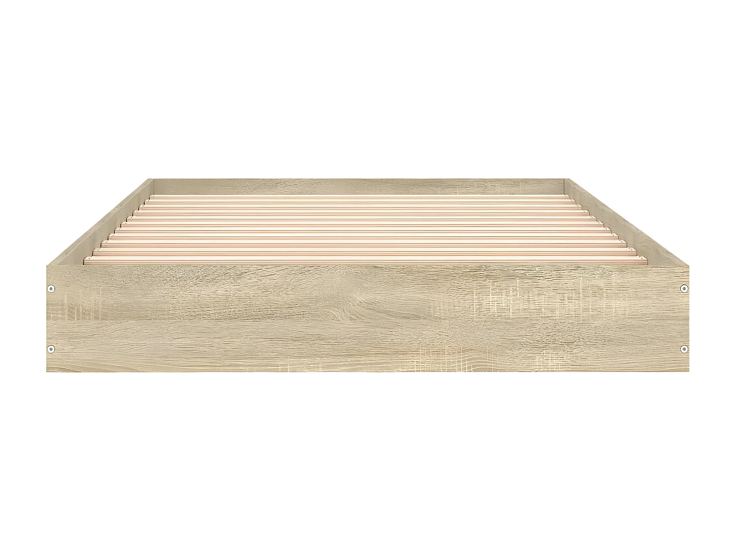 Cadre de lit chêne sonoma 100x200 bois d'ingénierie