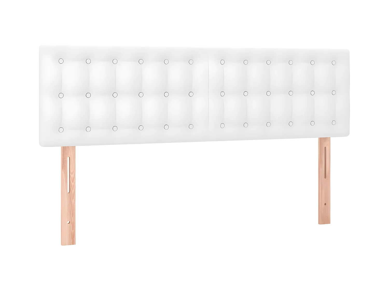 Sommier à lattes de lit avec matelas et LED Blanc 140x190