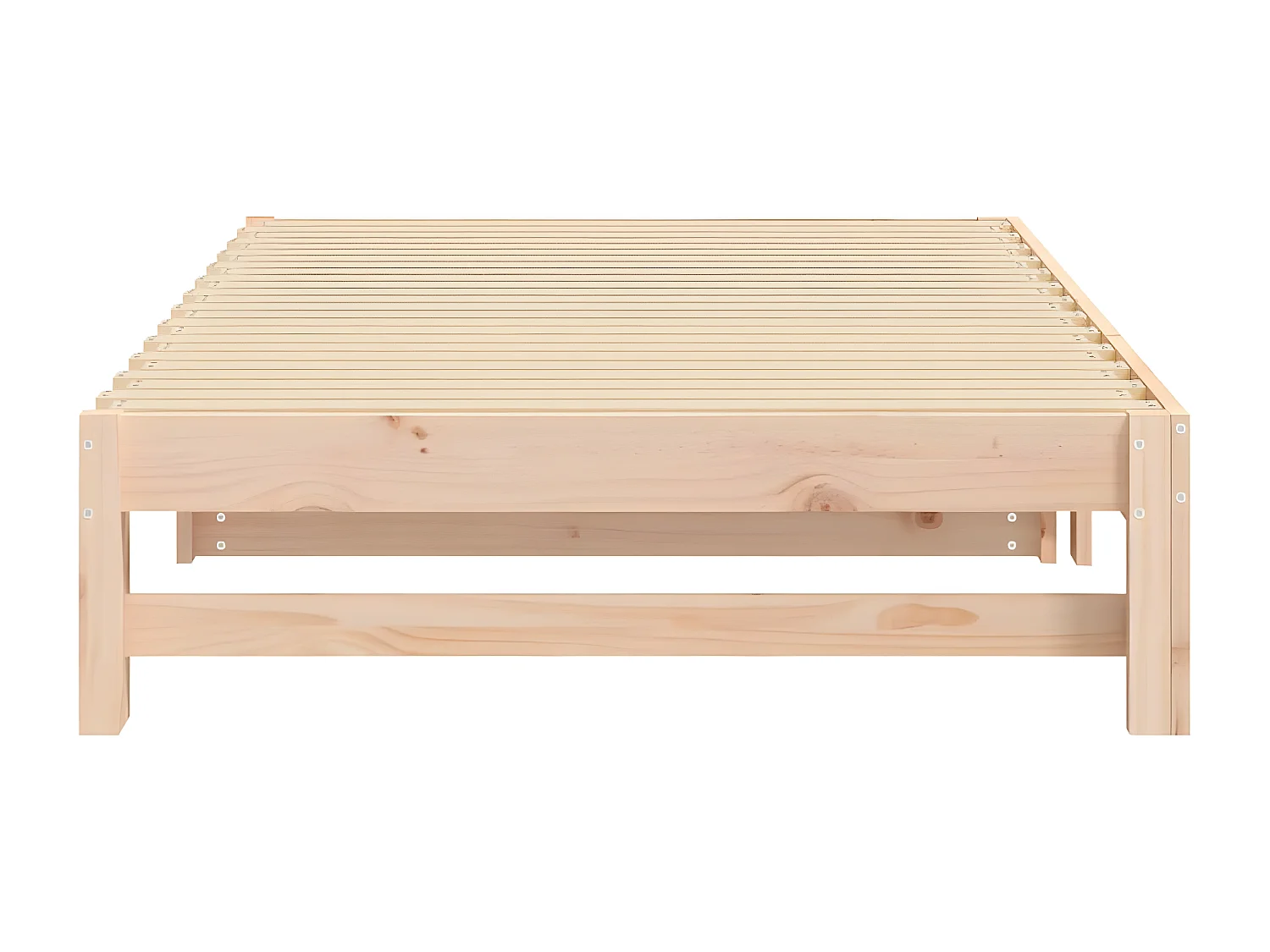 Lit coulissant 2x(90x200) cm Bois de pin massif