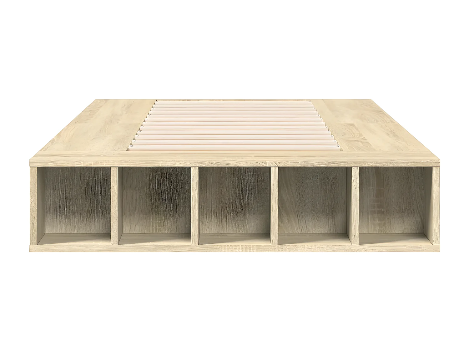 Cadre de lit chêne sonoma 90x190 bois d'ingénierie