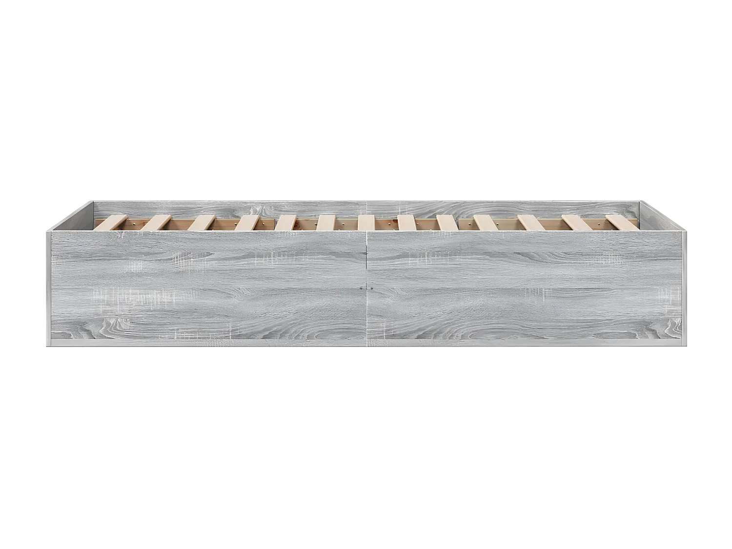 Cadre de lit sonoma gris 75x190 bois d'ingénierie