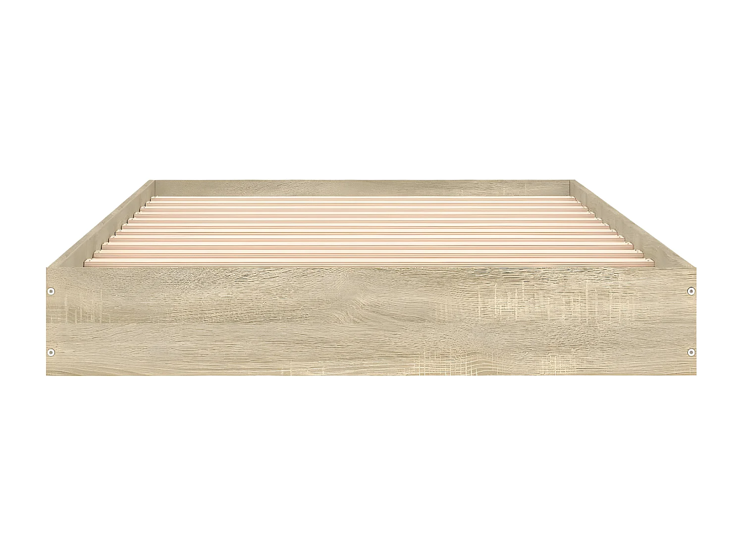 Cadre de lit chêne sonoma 90x190 bois d'ingénierie