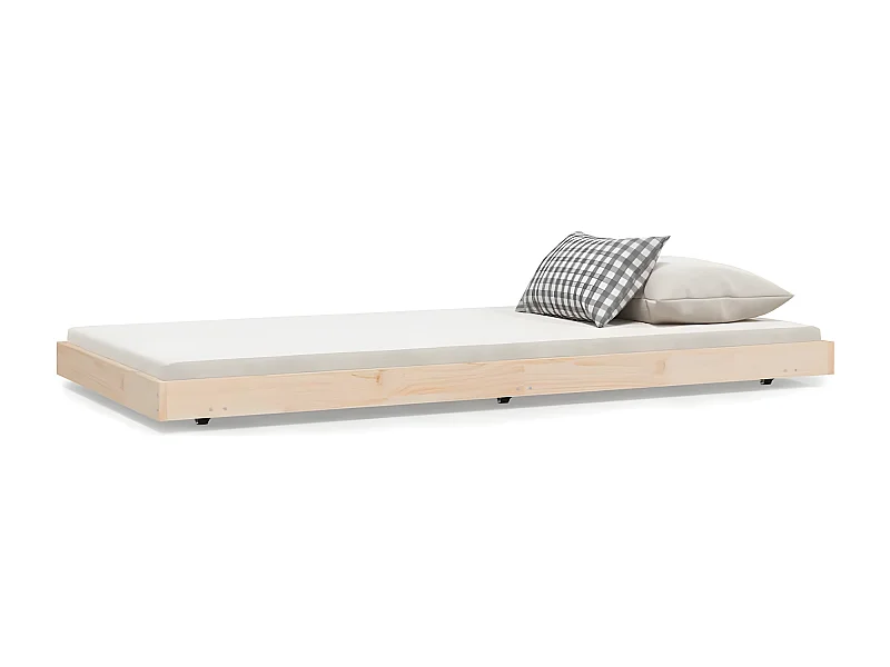 Cadre de lit 90x190 Bois de pin massif