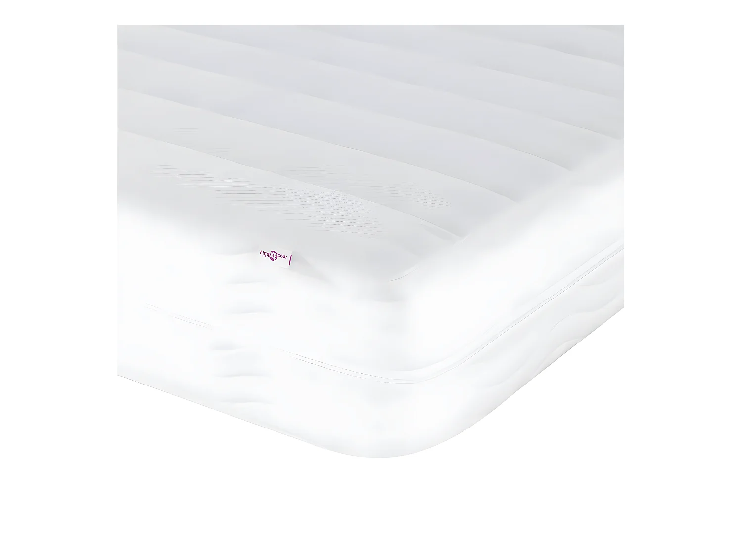 vidaXL Cama con colchón terciopelo azul 90x200 cm