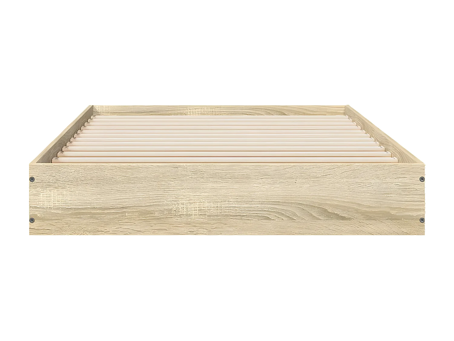 Cadre de lit chêne sonoma 75x190 bois d'ingénierie