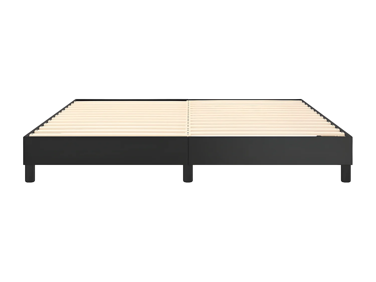 Cadre de lit Noir 180x200 Similicuir