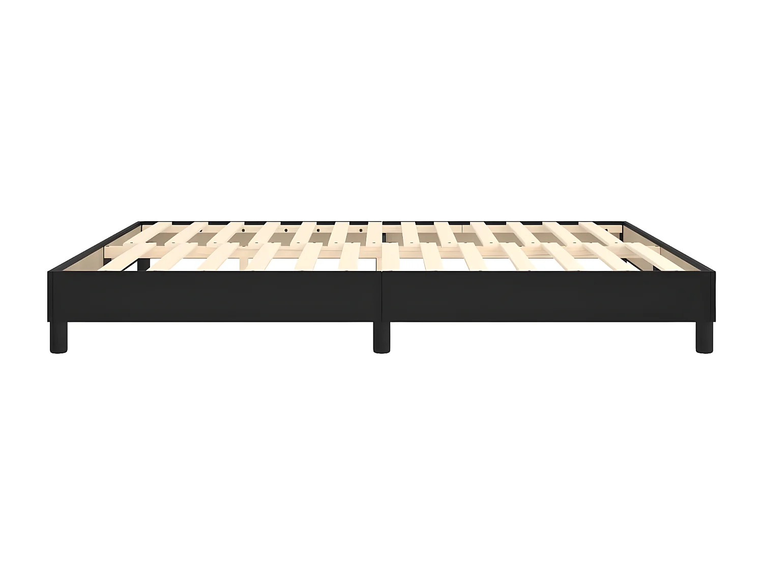 Cadre de lit Noir 180x200 Similicuir