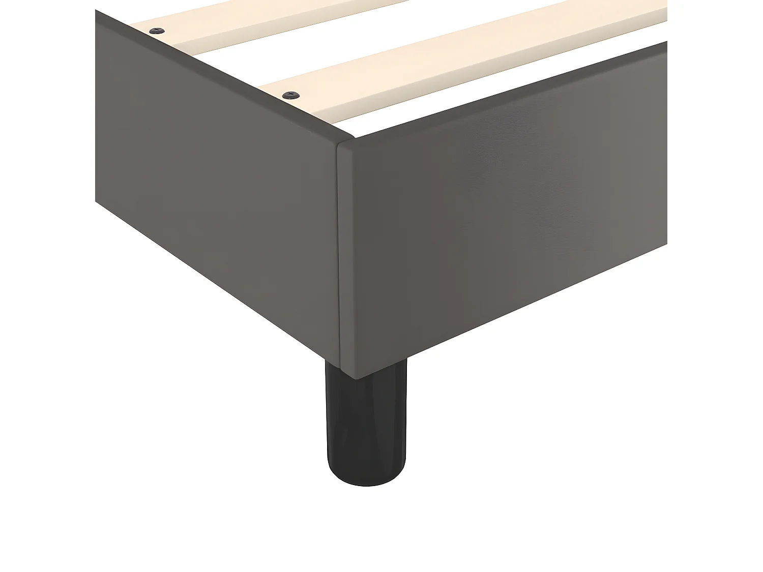 Cadre de lit Gris 200x200 Similicuir