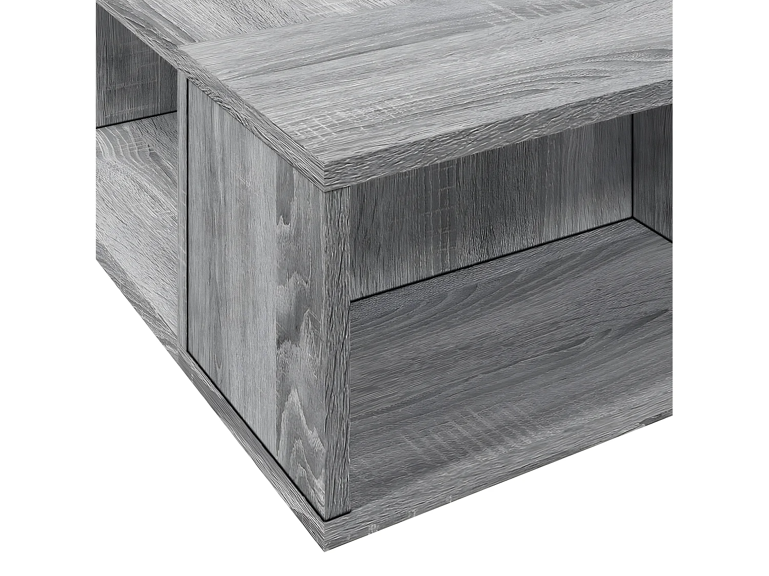 Cadre de lit sonoma gris 100x200 bois d'ingénierie