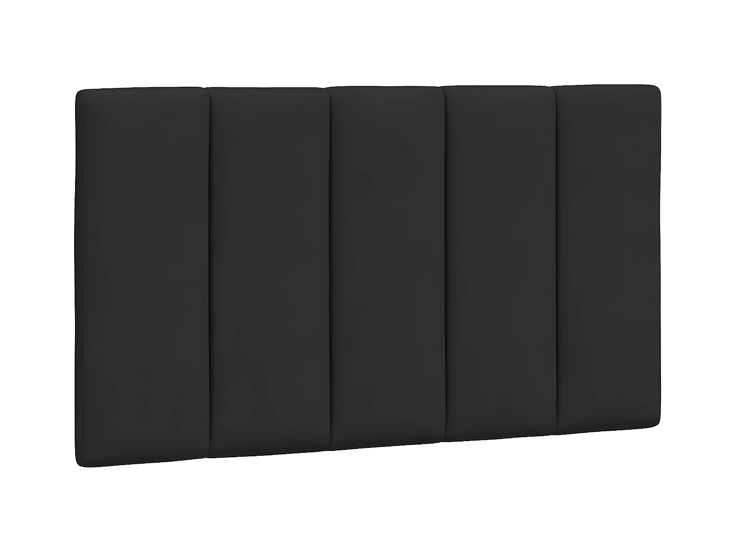 Lit avec matelas noir 80x200 velours