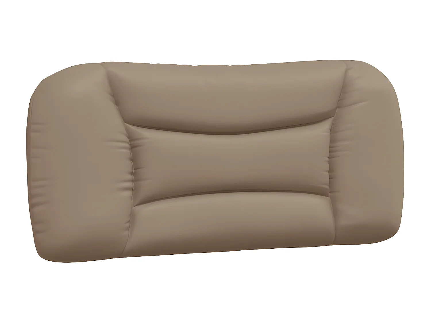 Lit avec matelas cappuccino 90x200 similicuir