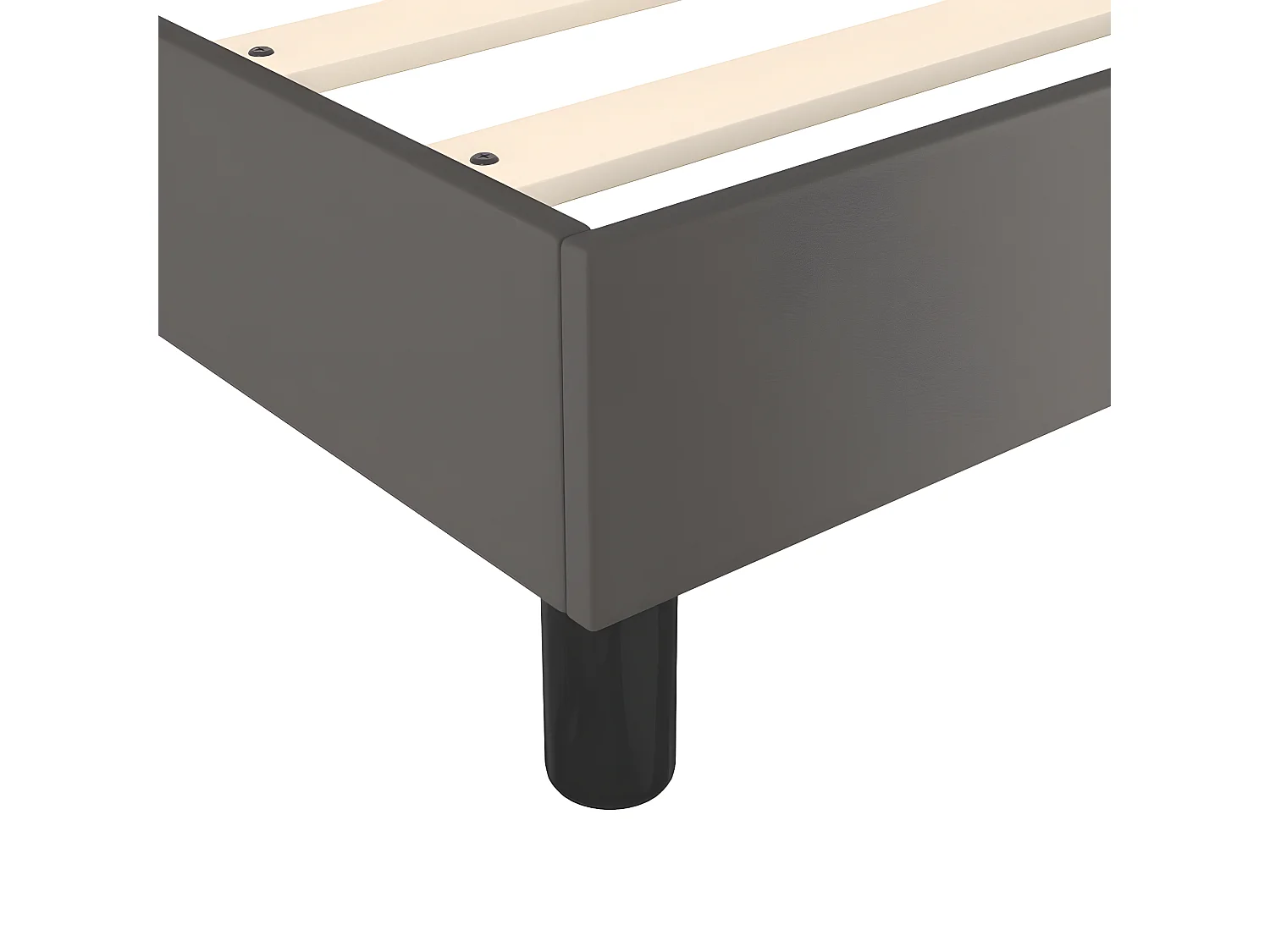 Cadre de lit Gris 100x200 Similicuir