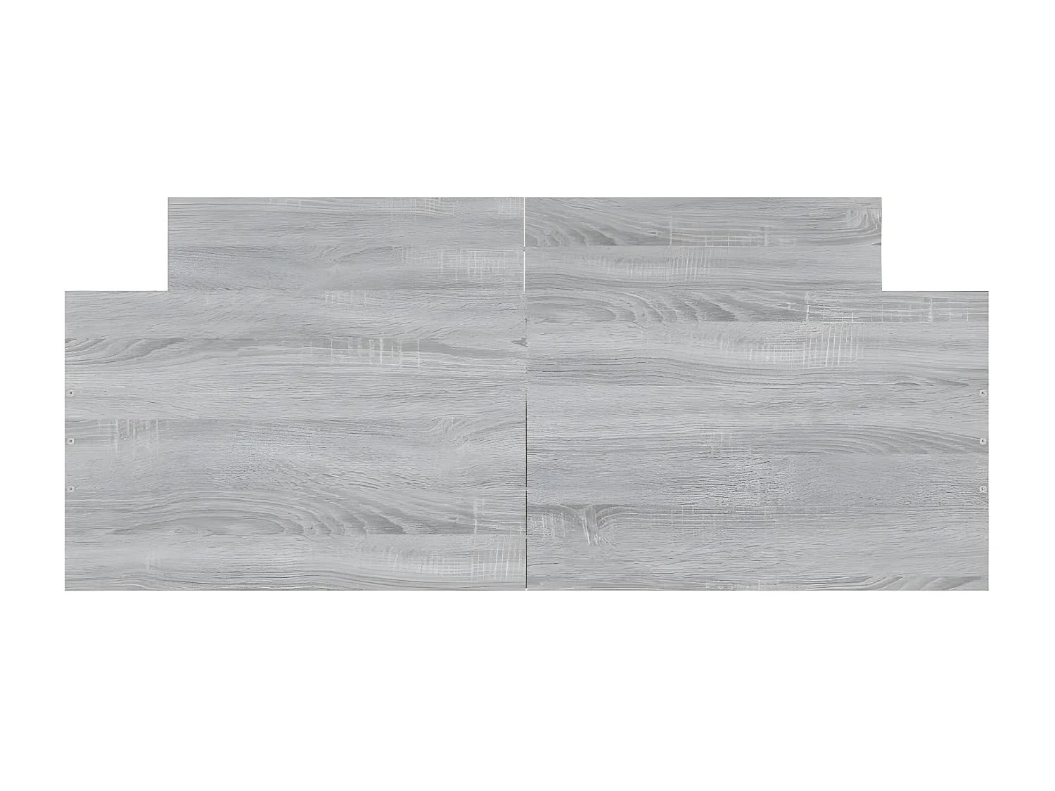 Cadre de lit tête de lit et pied de lit sonoma gris 120x190