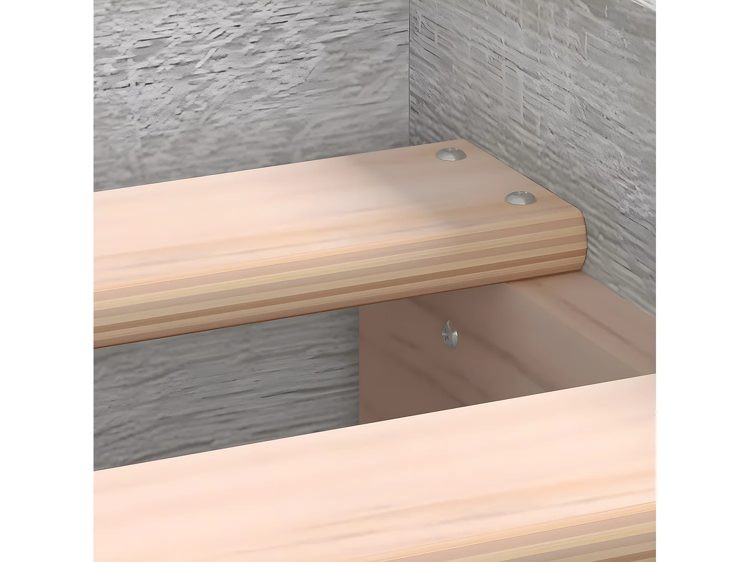 Cadre de lit tête de lit et pied de lit sonoma gris 120x190