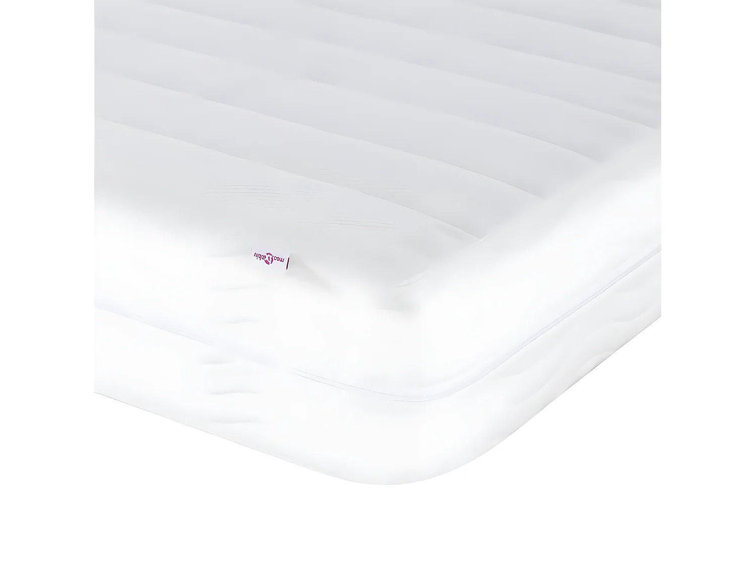 Lit avec matelas taupe 90x200 tissu