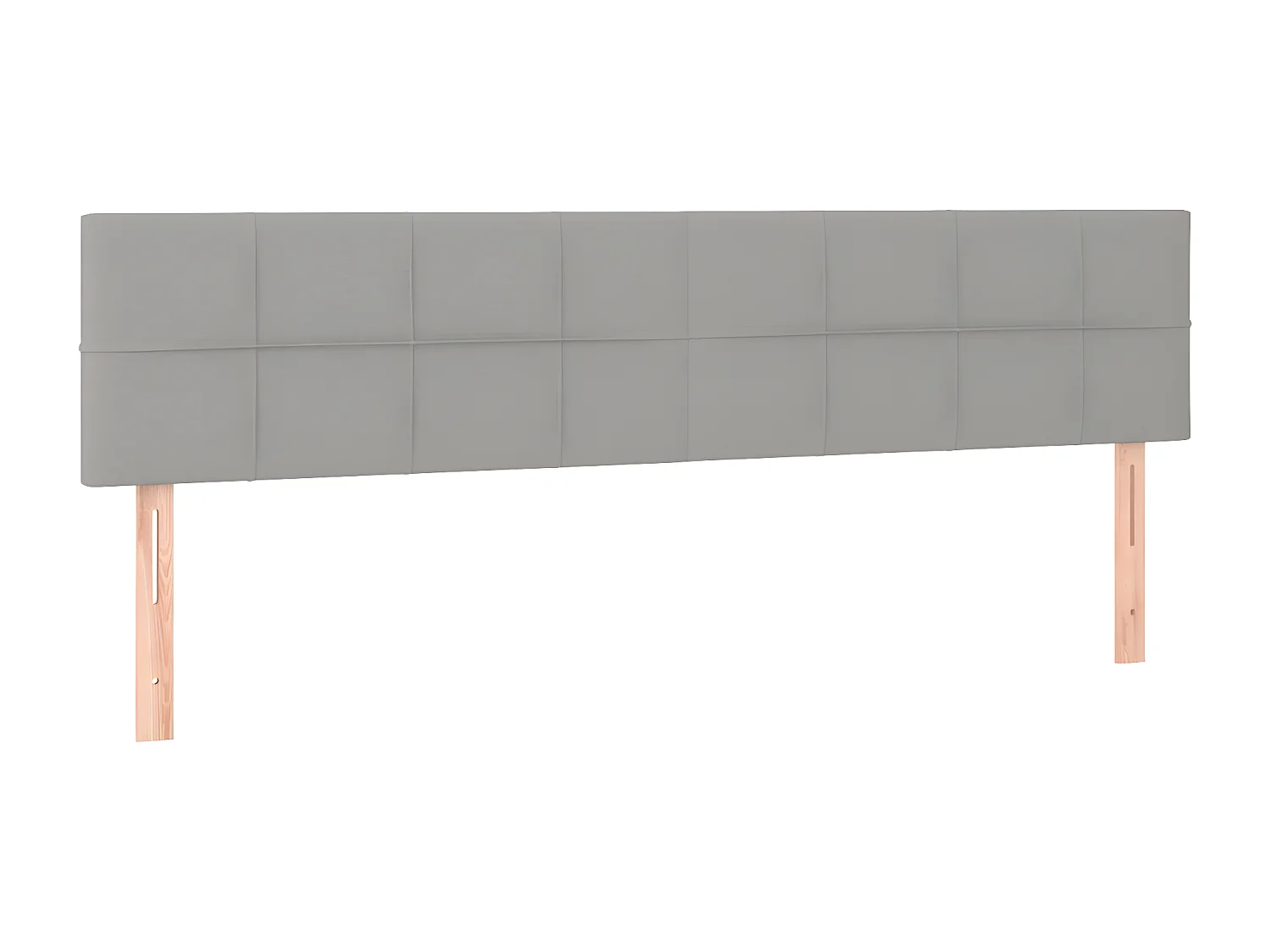 Sommier à lattes de lit avec matelas Gris clair 180x200 Tissu