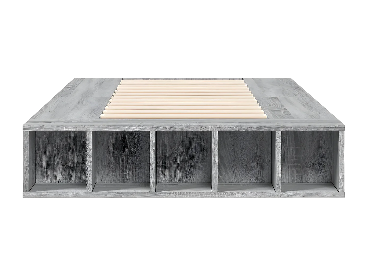 Cadre de lit sonoma gris 90x190 bois d'ingénierie