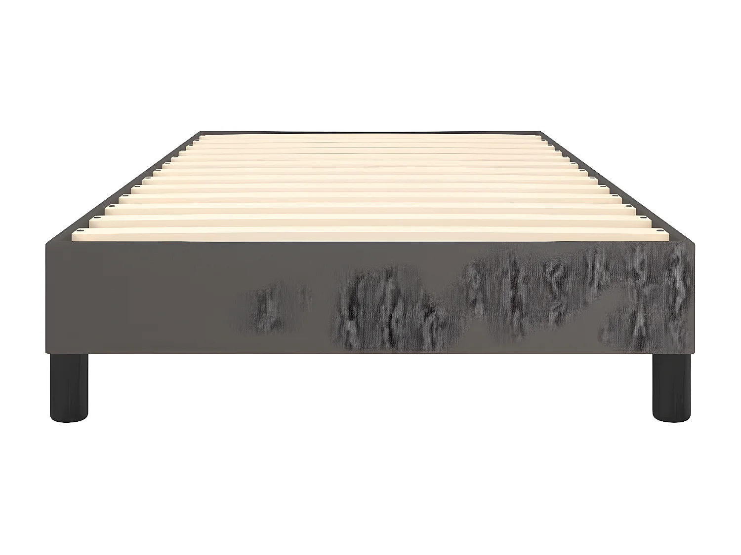 Cadre de lit Gris 90x190 Similicuir