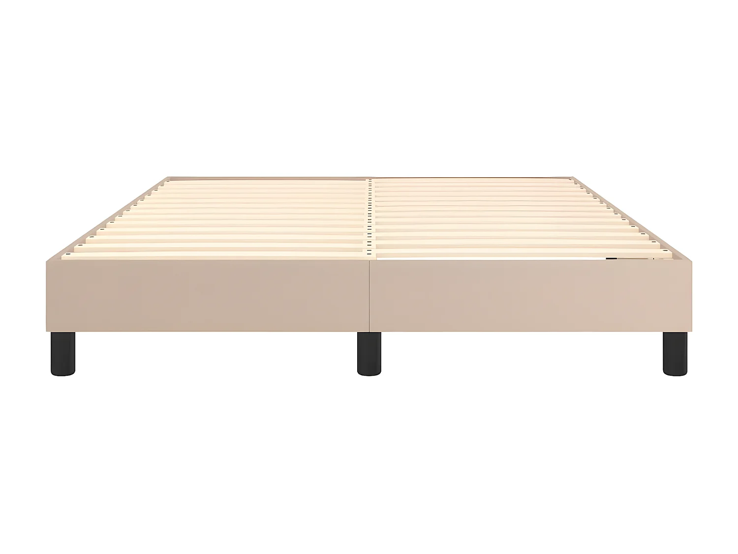 Cadre de lit Cappuccino 140x190 Similicuir