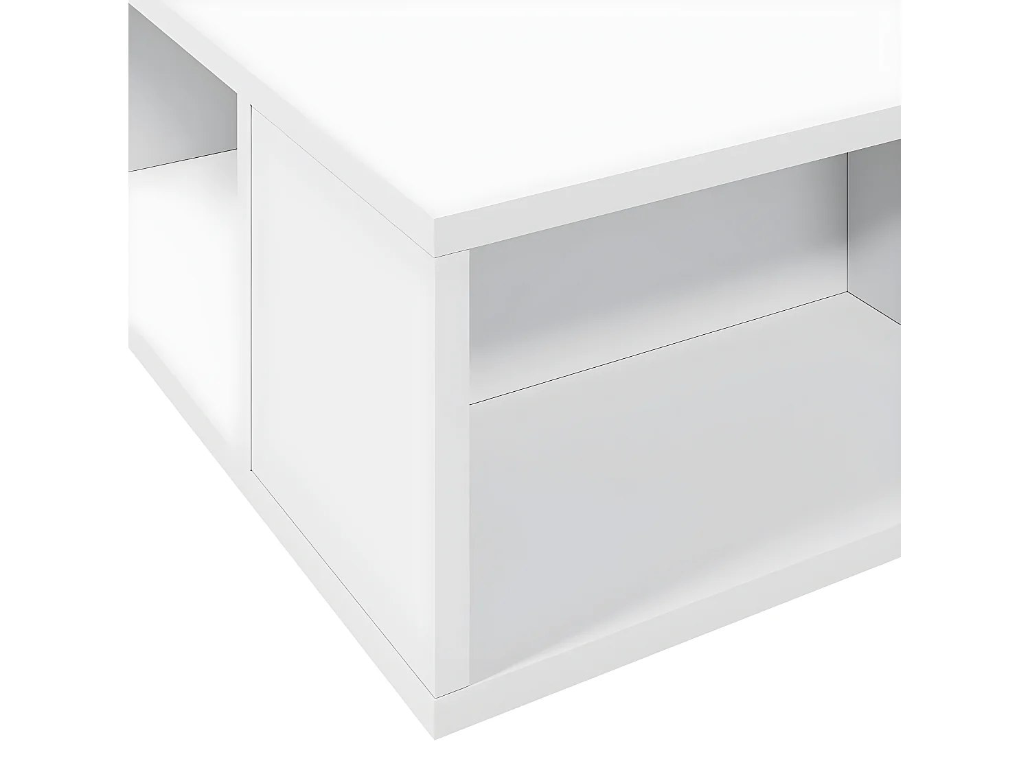 Cadre de lit blanc 180x200 bois d'ingénierie