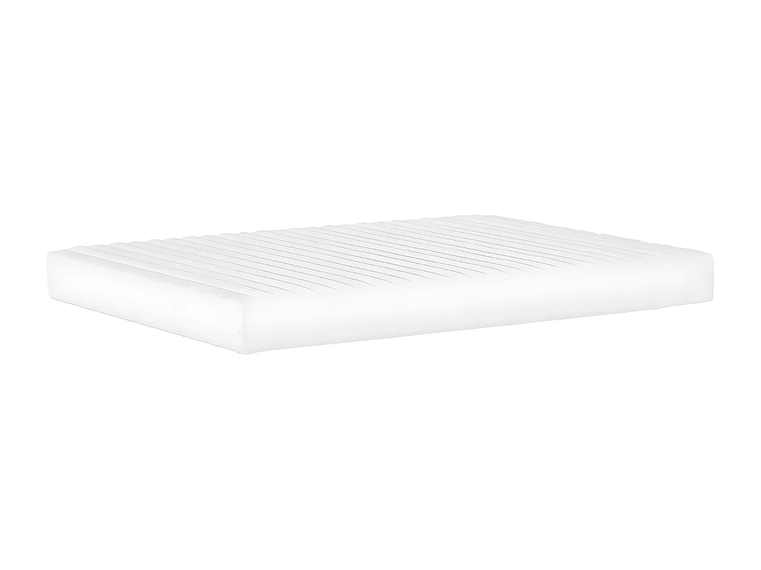Lit avec matelas gris foncé 140x200 tissu