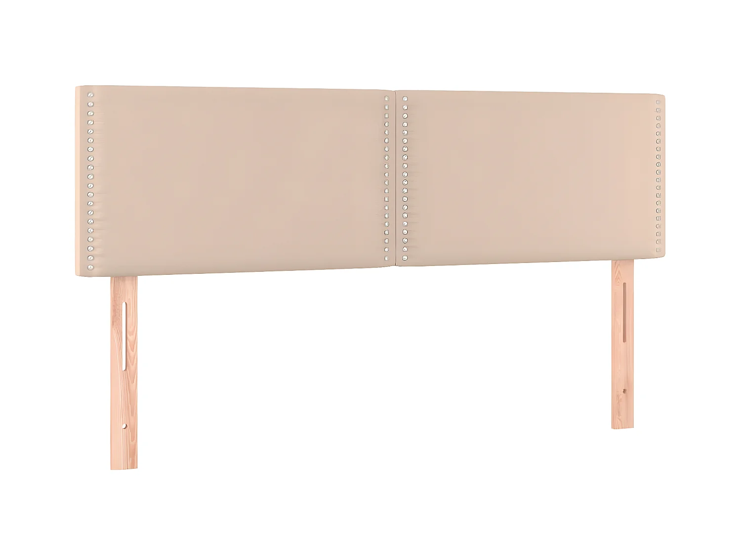 Sommier à lattes de lit avec matelas Cappuccino 140x190
