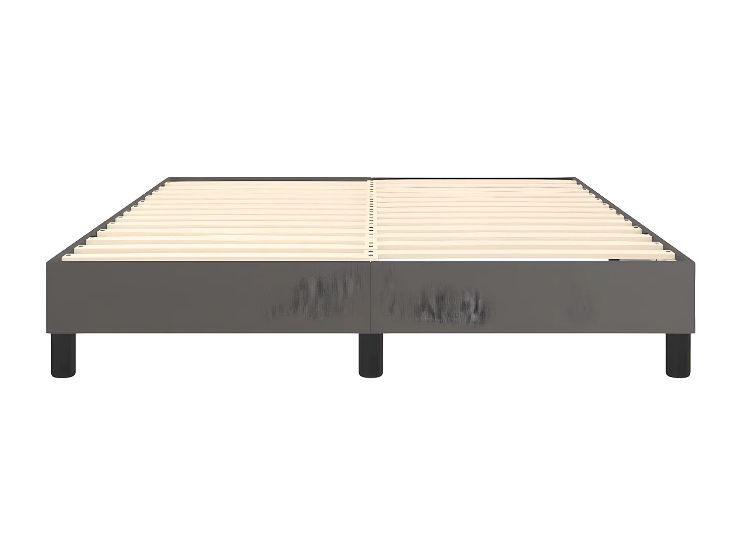 Cadre de lit Gris 140x200 Similicuir