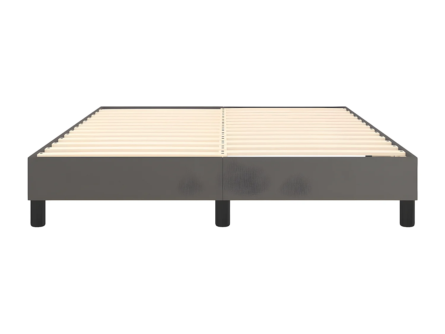 Cadre de lit Gris 140x190 Similicuir